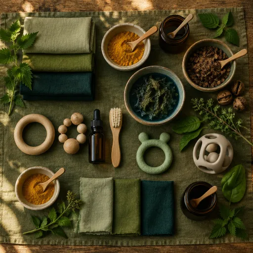Natural dyes, plant-based finishes, and what touches your child's mouth first