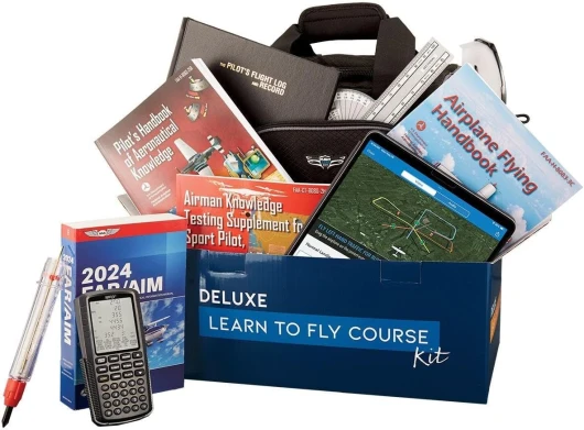 Sporty's Deluxe Learn to Fly Kit - Private Pilot Ground School Course (2024 Edition)