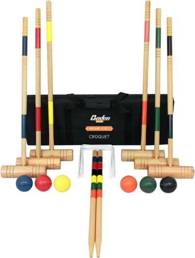 Deluxe Series Croquet Set 29 inch mallets