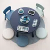 Elevated children’s round table sets for refined family play spaces