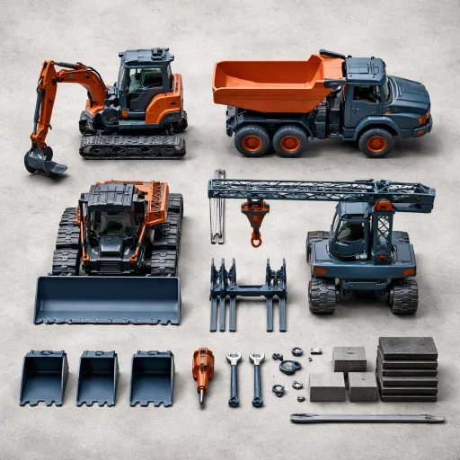 Refined construction equipment toys for young builders with elevated taste
