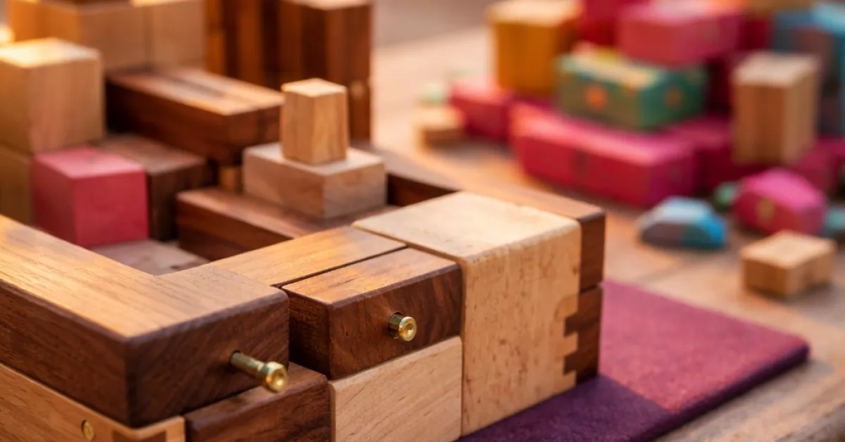 What a $300 wooden block set gives you that a $30 one never will